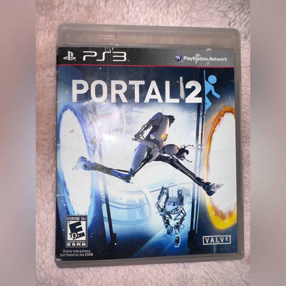 Portal 2 for PS3 by Valve - Black and Blue